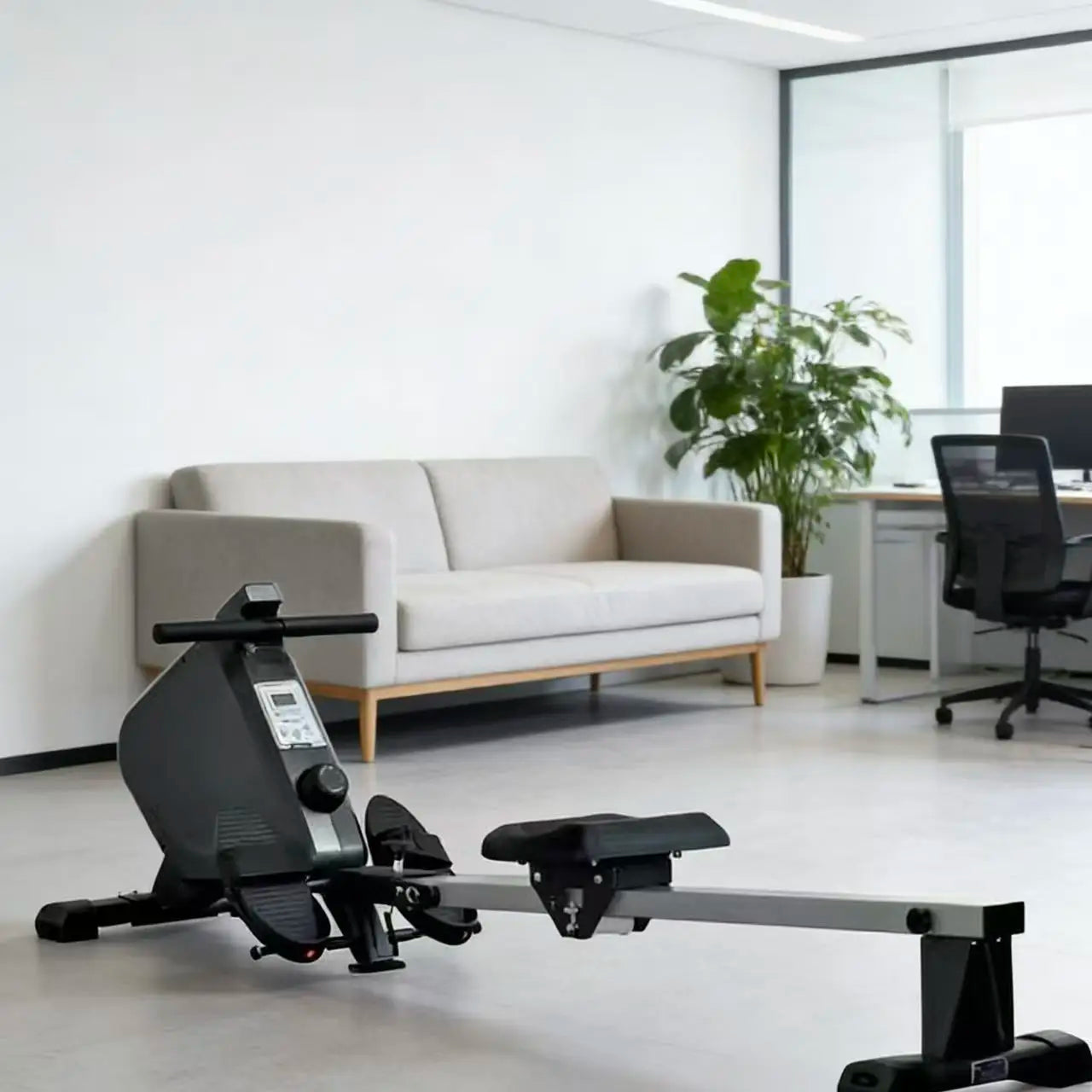 Home Exercise Fitness Equipment Multi-Function Magnetic Rowing Machine