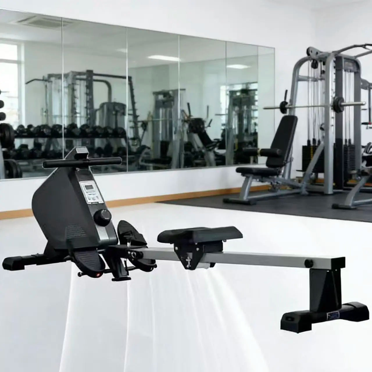 Home Exercise Fitness Equipment Multi-Function Magnetic Rowing Machine