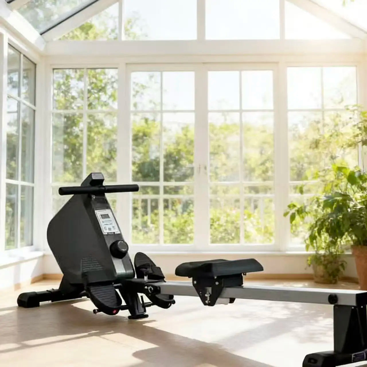 Home Exercise Fitness Equipment Multi-Function Magnetic Rowing Machine